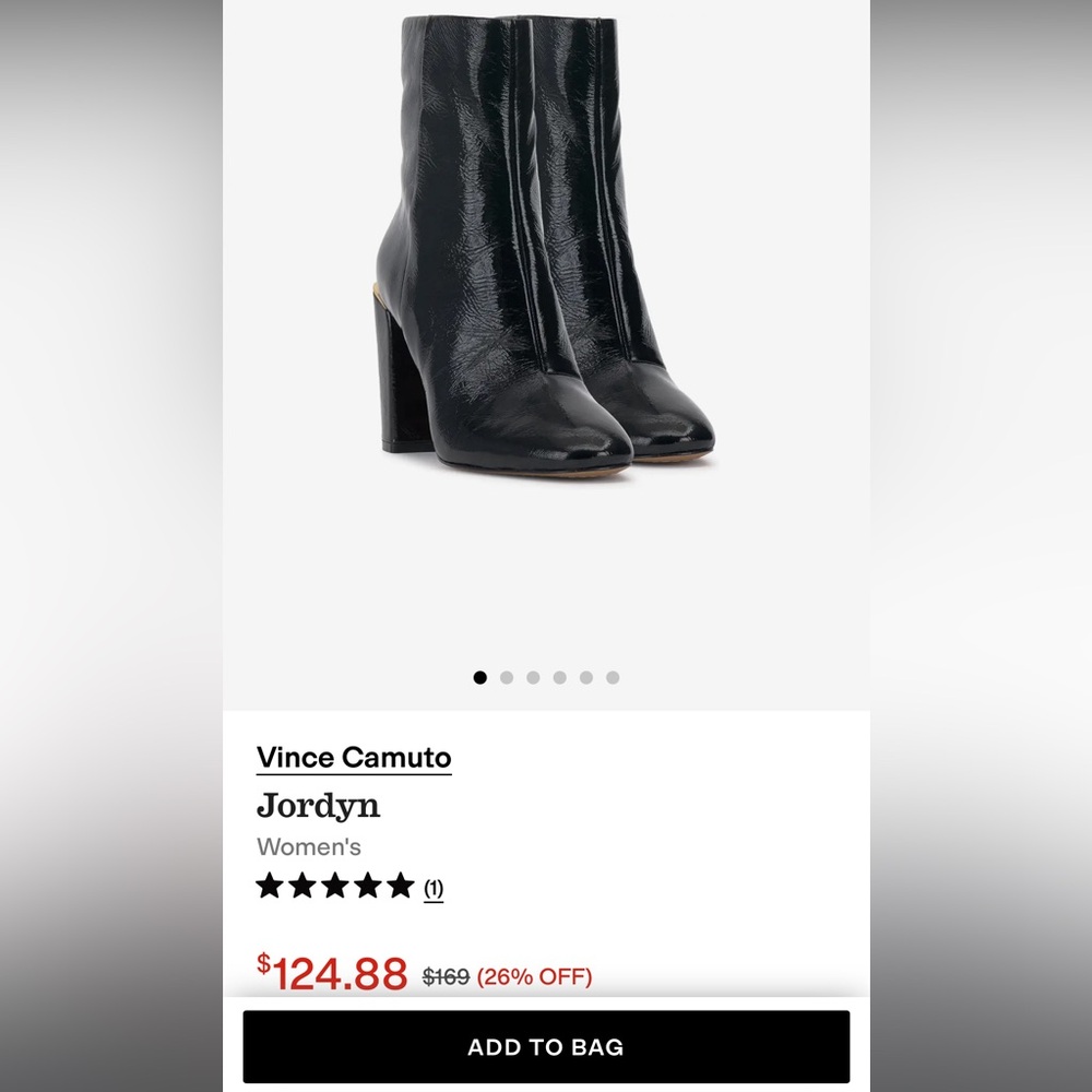 Vince Camuto Black High-Heel Boots